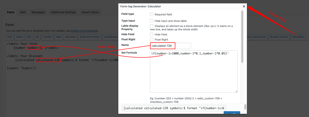 Document Contact Form Cost Calculator Yee Add Ons