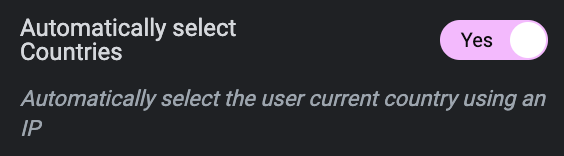 auto-detect based on their IP address with the Elementor Forms plugin