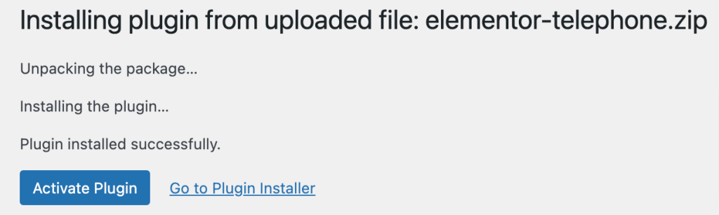 Install and activate plugin