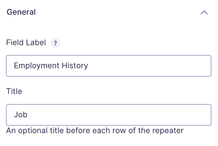 setting start repeater