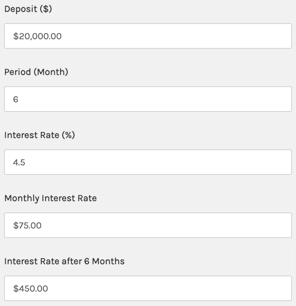 BMI Calculator Form