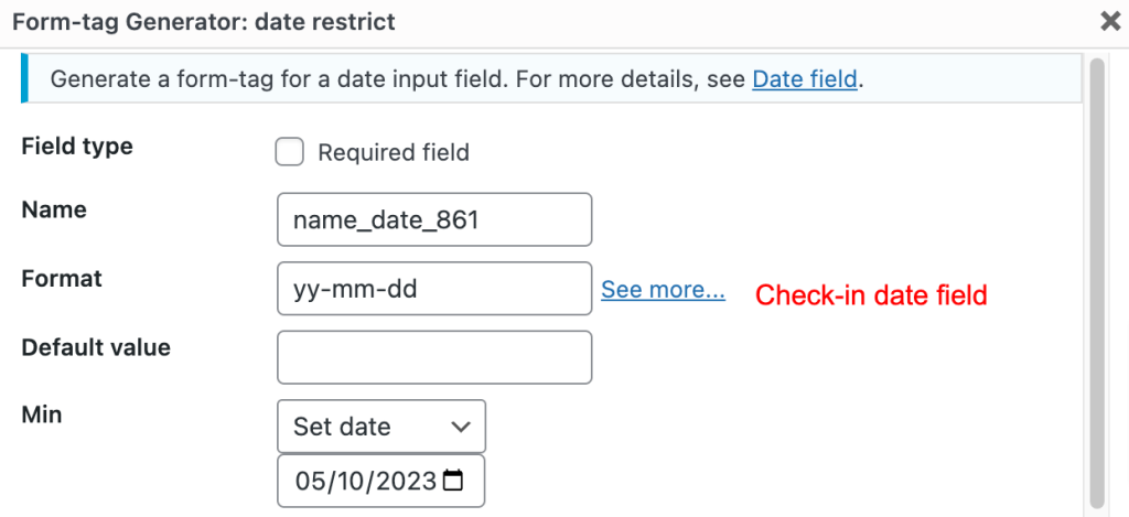 How to link two date pickers?