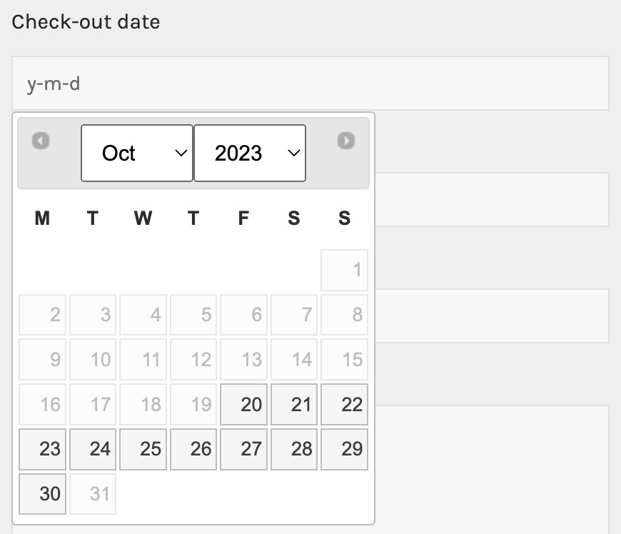 date restriction for contact form 7