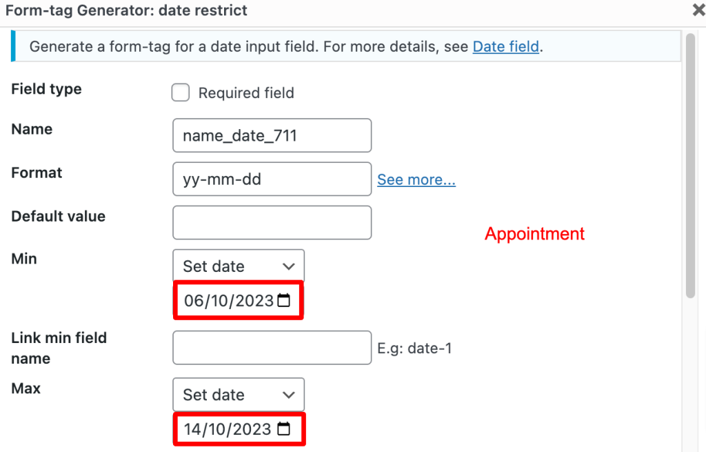 How to add an exception?