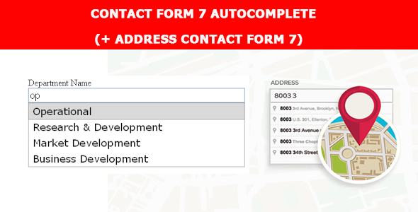 Contact Form 7 Autocomplete - Address Field