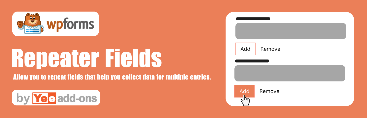 Repeater Fields for WP Forms Pro