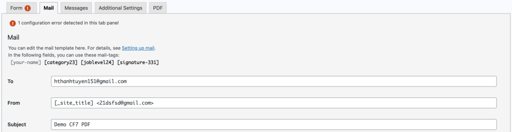 EMAIL NOTIFICATION FOR PDF