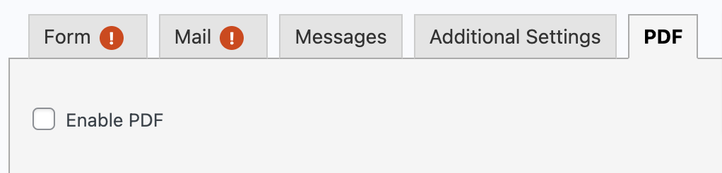 Enable PDF 