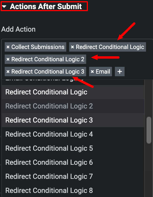 set conditional redirect page for elementor