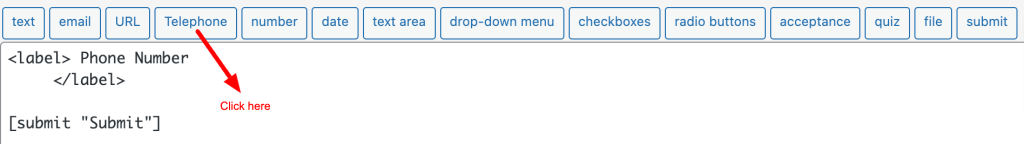 add an international phone field for contact form 7