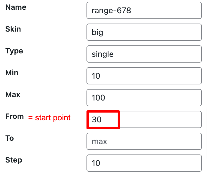 Start point for Single Type