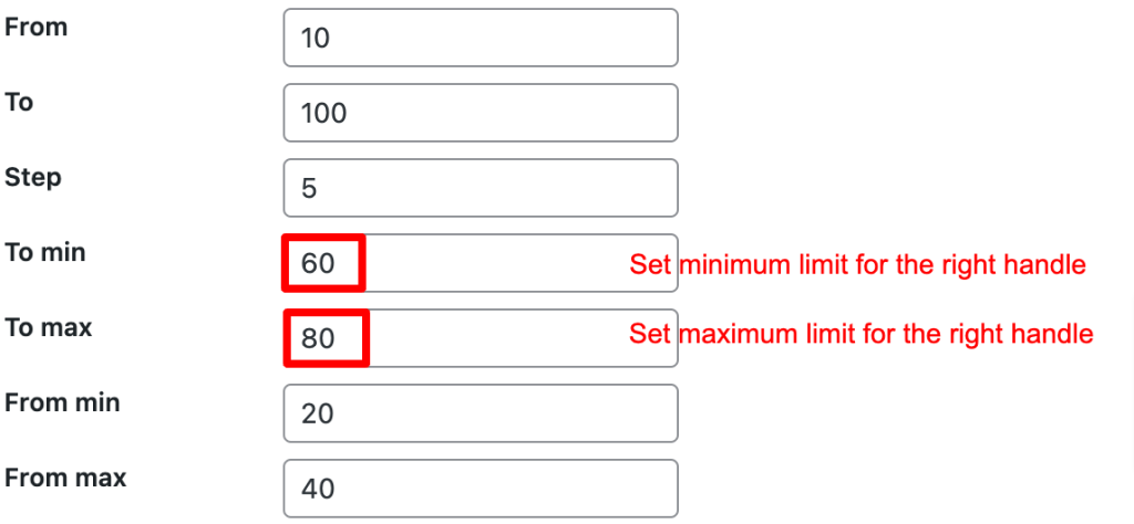 set handle control for Double Type
