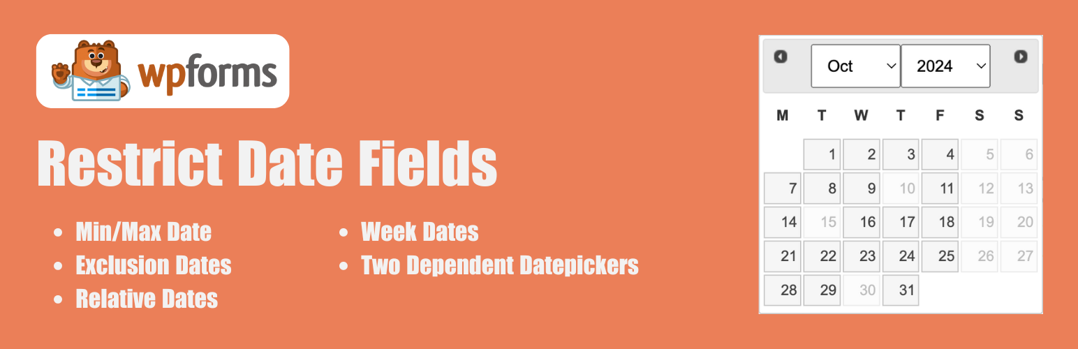 Restrict Date for WP Forms Pro