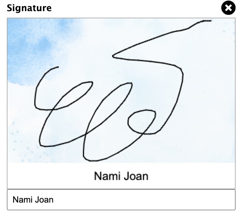 digital signature for gravity forms