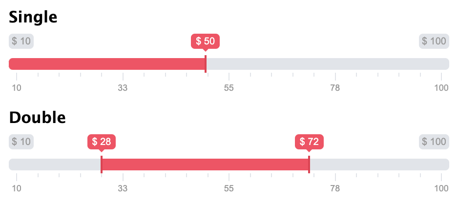 set min/max value for gravity range slider