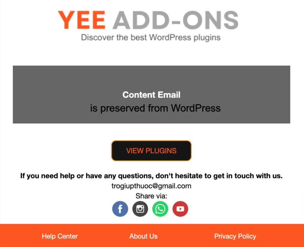 Customize Email Template For All WPForms Emails – Free Version