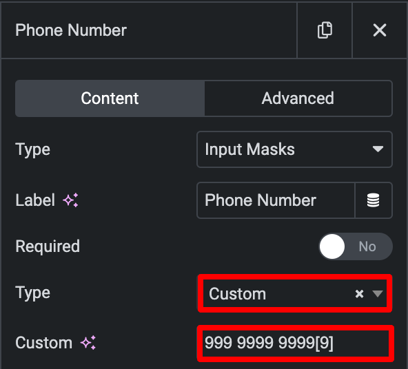 Adding Optional Characters to Your Input Masks