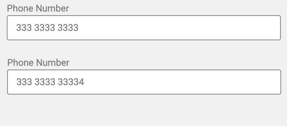 Optional Characters for elementor form input mask