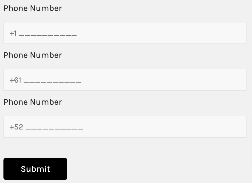 Masking for Multiple Possible Input Values for Contact Form 7 Input masks