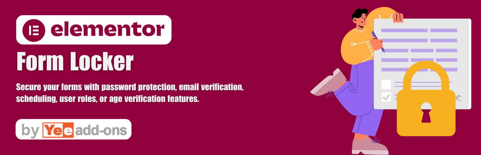 Form Locker for Elementor Forms Pro