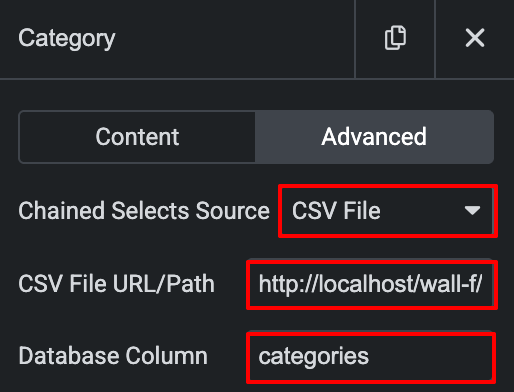 Configure Parent Field