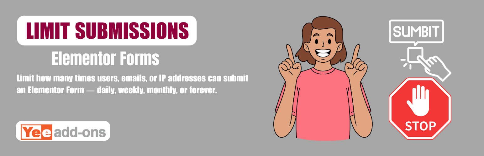 Limit Submissions for Elementor Forms