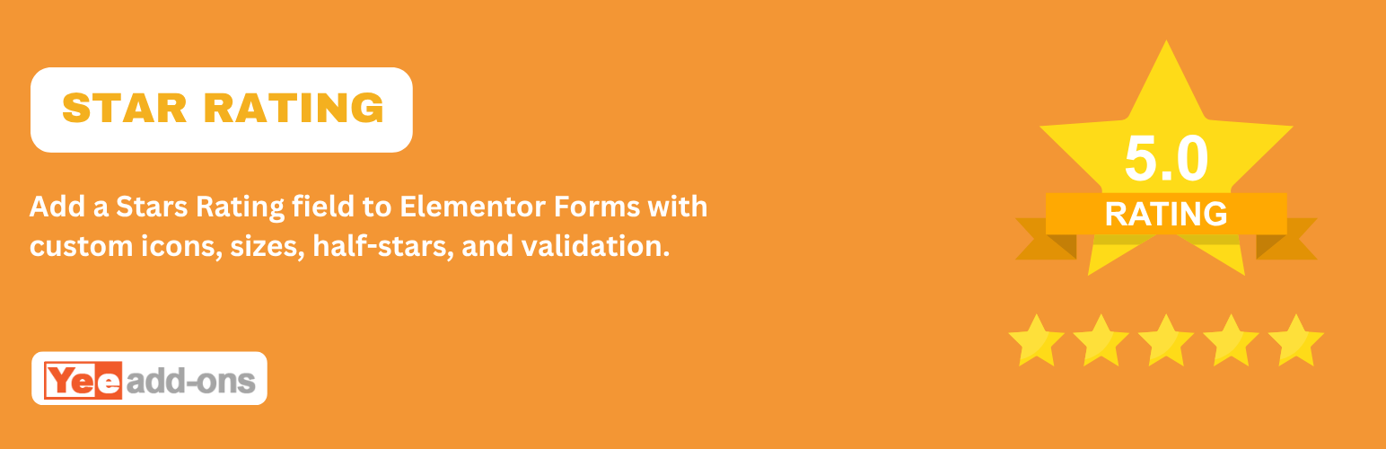 Stars Rating Field for Elementor Forms Pro