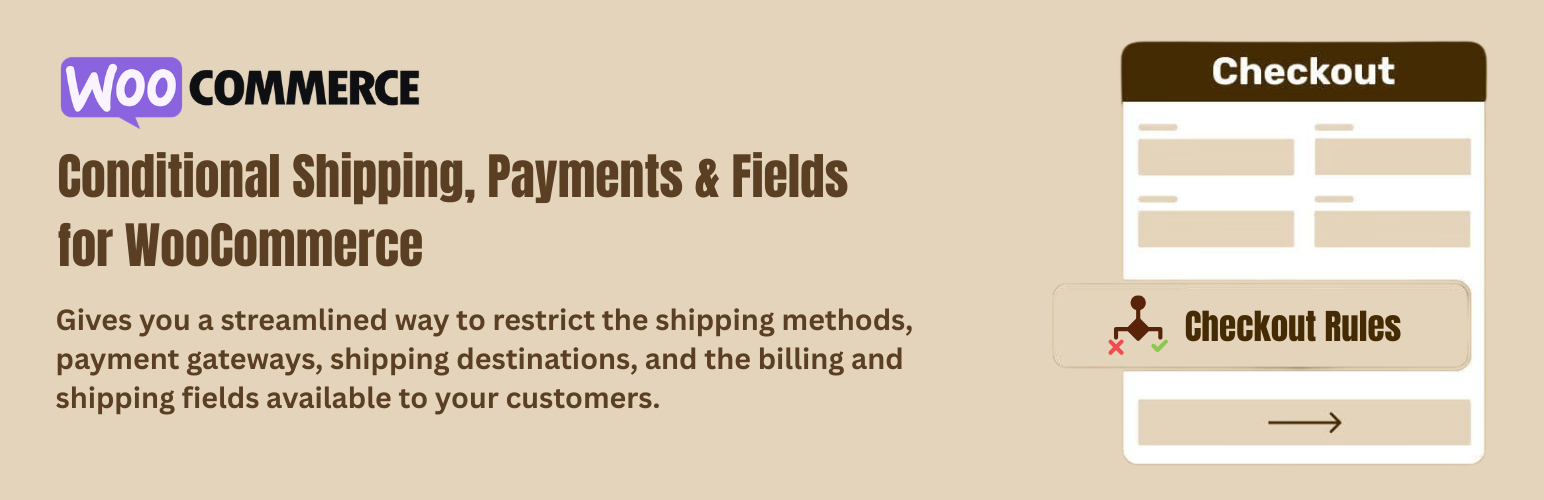 YeeCheckout – Conditional Payments, Shipping & Fields for WooCommerce